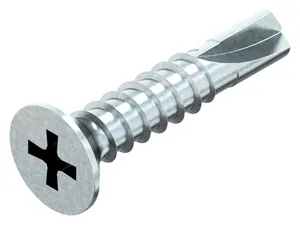 SPEDEC Self-drilling cross recessed countersunk head screw DIN 7504 O-H Steel Zinc plated large pack