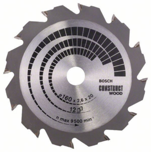 Bosch Circular saw blade CONSTRW 160X30 12T