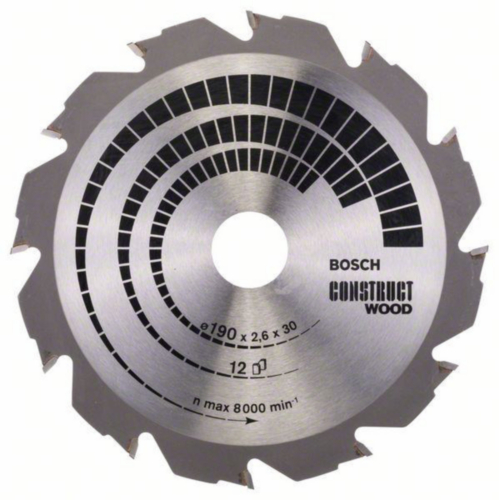 Bosch Circular saw blade CONW 190 x 30/20 12T