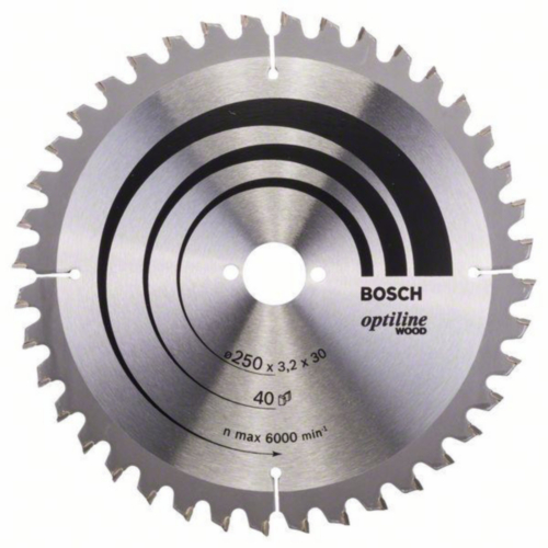 Bosch Circular saw blade RADIALE 250 x 30 40T