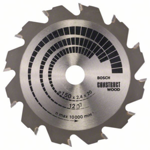 Bosch Circular saw blade CONSTRW 150 x 20 12T