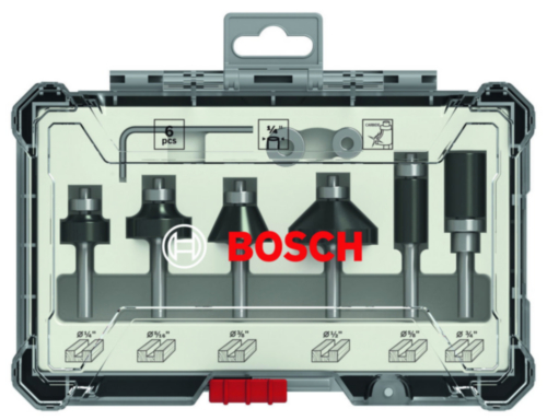 Bosch Jeu de fraisage 1/4IN