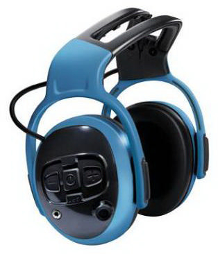 MSA Earmuffs Electronic Blue 10108383