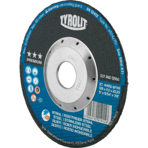 Tyrolit Cutting wheel 125 x 2,0 x 22,23