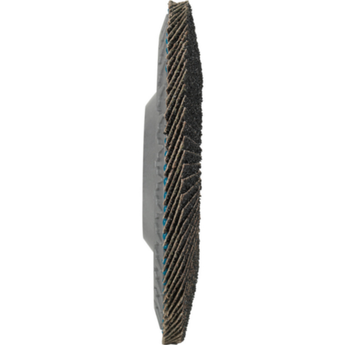 Lamellenslijpschijf longlife C-TRIM d. 125 mm korreling 60 plat RVS/staal zirkon