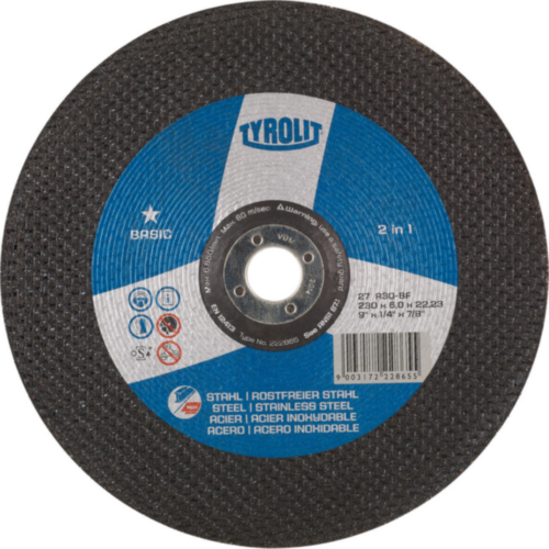 Tyrolit Deburring disc 125X4,0X22,23