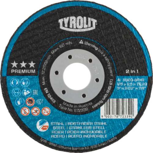 Tyrolit Cutting wheel 115 x 1,0 x 22,23