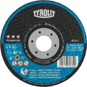 Tyrolit Cutting disc 125X1,0X22,23