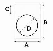 Brady Labels B-7593 White PTLEP-05-7593-WT 100 pieces