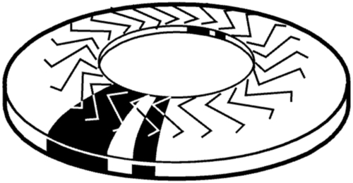 Poistná tanierová pružina Pružinová oceľ Zinkový povlak bez Cr<sup>6+</sup>- ISO 10683 flZnnc