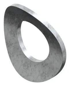 Curved spring washer DIN 137 A Spring steel Mechanical zinc plated