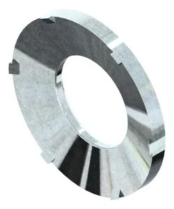 Contact lock washer, narrow, with earthing points NF ≈E25-511 Spring steel Zinc plated with thick Cr(III) passivation