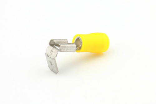 Ripca Flat connector sleeve+Tab 2.5-6.0mm² yellow 6.3x0.8mm 100 Pieces