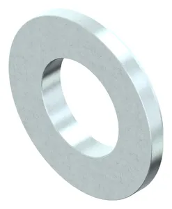 DIN 125-1B Form B Chamfered Flat Washer, Zinc Plated, 140 HV