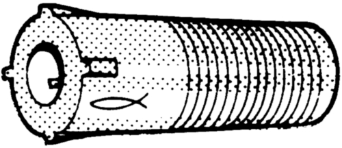 Fischer Feszítő kagyló, sárgaréz kúppal Üvegszál-erősítésű műanyag