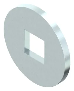 Plain washer with square hole, especially for timber constructions DIN 440 V Steel Zinc plated 100 HV