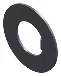 Internal tab washer for slotted round nuts DIN 462 Steel Plain