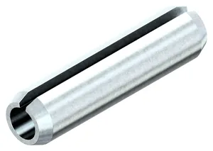 Spring-type straight pin slotted, heavy duty ISO 8752 Spring steel 420-560 HV30 Zinc plated