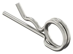 Spring cotter pin,double DIN 11024 Spring steel Zinc plated