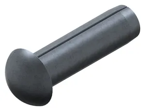 Grooved pin with round head DIN 1476 Steel Plain