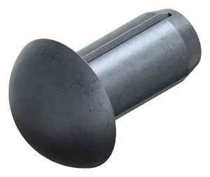 Grooved pin with round head ISO 8746 Aluminium