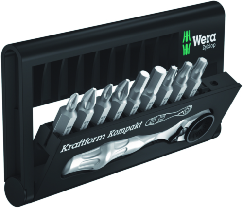 Set di bit Wera Phillips/Pozidriv/Torx/Hex-Plus in Bit-Check 9 pezzi