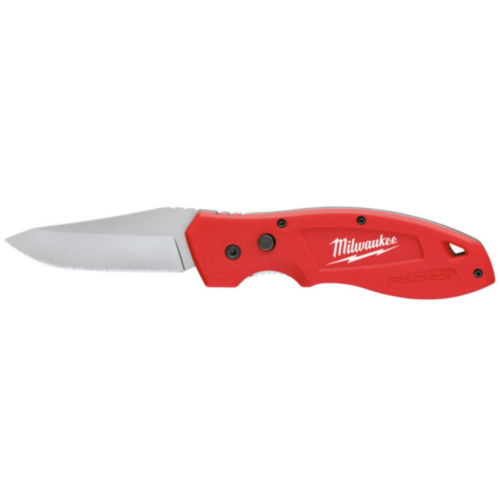 Navalha de Bolso Dobrável Milwaukee 76.2mm Lâmina de Aço D2 Cabo de Nylon Recheado com Vidro 185mm Comprimento