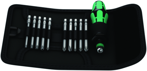 Wera Kompakt 41 Hexagon/Phillips/Pozidriv/Torx-Plus Bit Set in Pouch 11-Piece