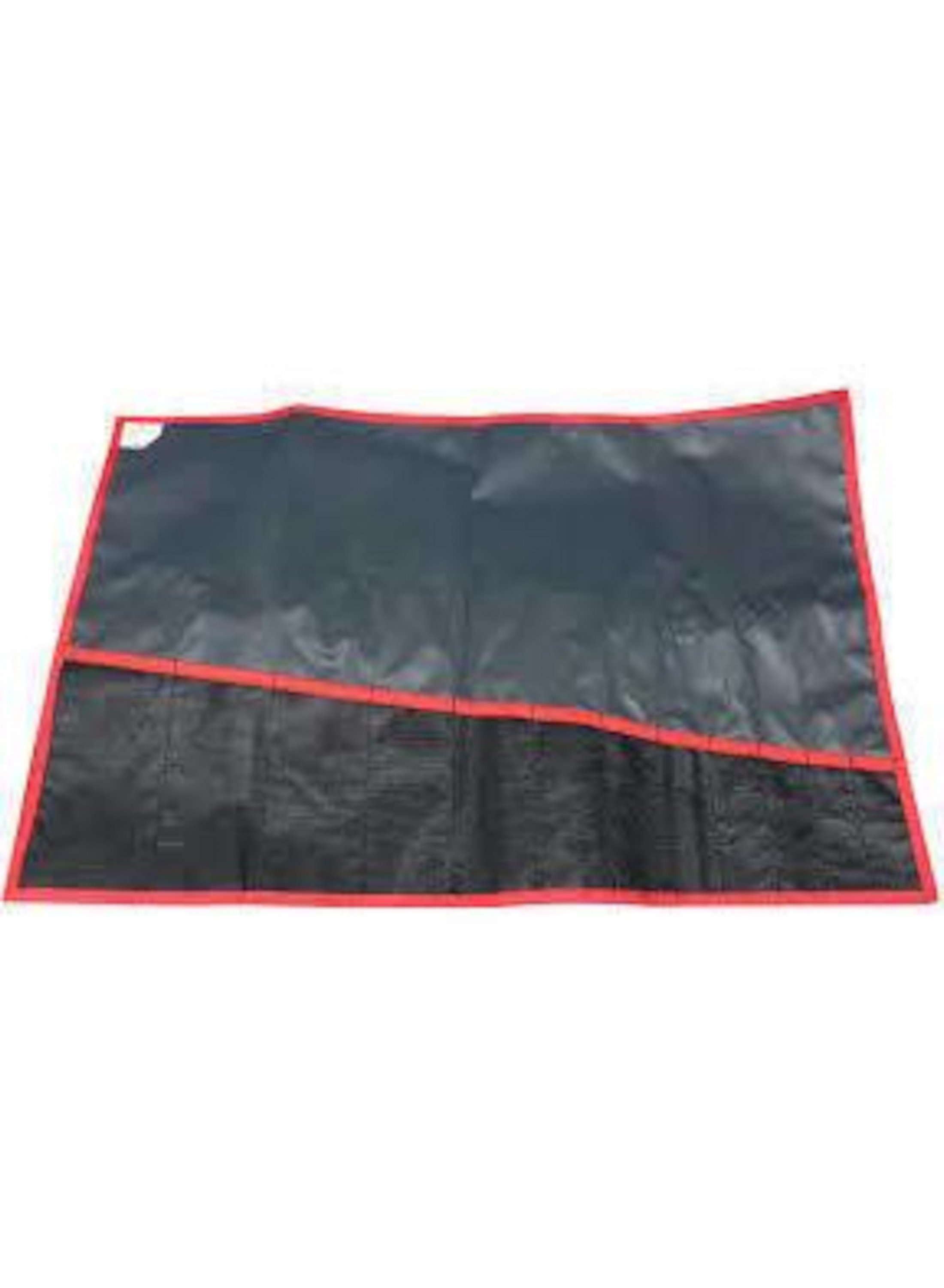 Facom Roll Bag con 12 tasche in nylon nero/rosso