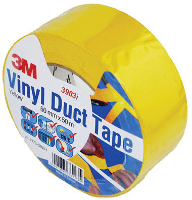 3M 3903 Vinyl tape Yellow 50MMX50M