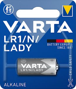 VARTA ALKALINE LR1, 4001, N, Lady (Special Battery, 1,5V) pack of 1