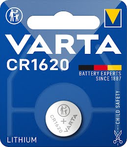VARTA LITHIUM munt CR1620 (knoopcelbatterij, 3V) verpakking van 1