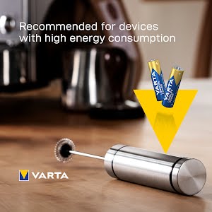 VARTA Longlife Power, Alkaline batterij, AA, Mignon, LR6, 1,5V, 4-pack, Made in Germany