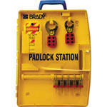 Brady Portable padlock station 811218