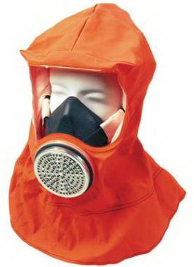 MSA Escape mask Orange Smoke Hood