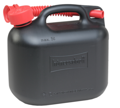 HUNE CAN POLYETH BL        5L BLACK 8114