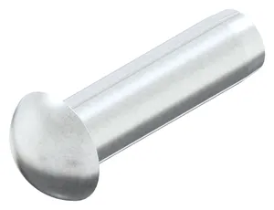 Grooved pin with round head DIN 1476 Aluminium