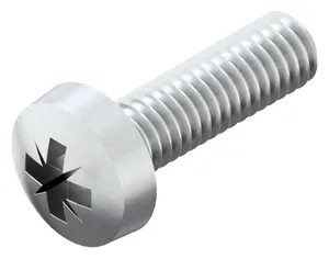 Cross recessed raised cheese head screw DIN ≈7985-Z Aluminium Anodized P65