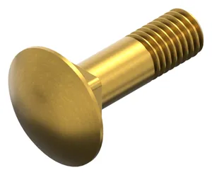 Carriage bolt DIN 603 Brass CU2/CU3