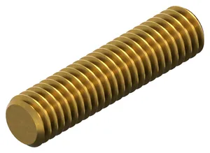 DIN 976-1A Threaded Rod, Brass CU2/CU3, 1m