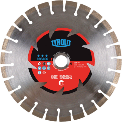 Tyrolit Diamond blade 125X2,2X22,23