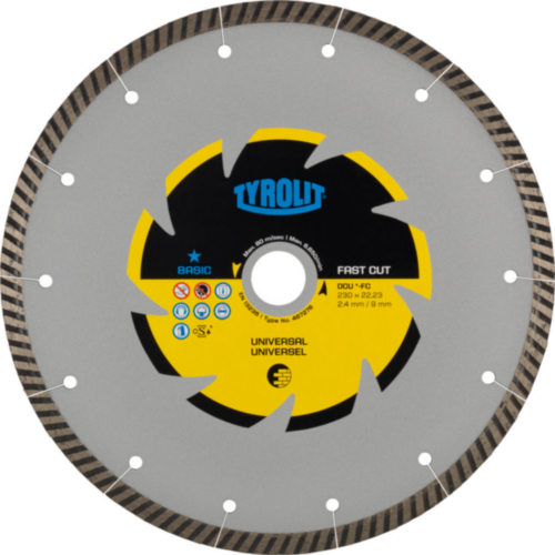 Tyrolit Diamond blade 115 x 2 x 22,23