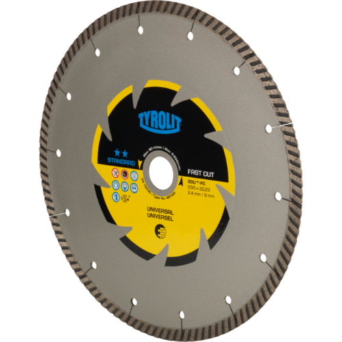 Tyrolit Diamond cutting disc Concrete;Universal;Cellular concrete;Roof tiles C3R 230X2,4X22,23