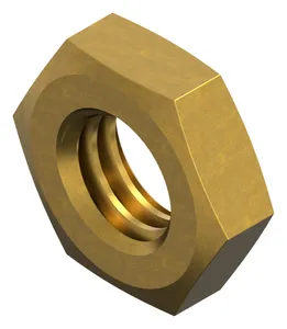 Hexagon thin nut ISO 4035 Brass CU2/CU3