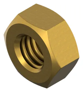 Hexagon nut BSW BS 1083 Brass CU2/CU3