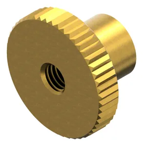 Knurled nut, high type DIN 466 Brass CU2/CU3