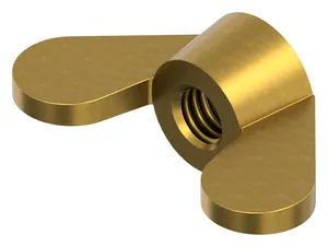 Wing nut with rounded wings DIN 315 Brass CU2/CU3