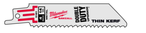 Milwaukee Sabre sawblade 100/1,8mm 5 pieces