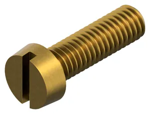 Slotted cheese head screw DIN 84 Brass CU2/CU3