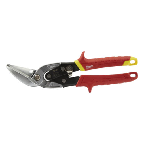 Milwaukee haakse kniptang voor 0.6-1mm plaat recht 260mm